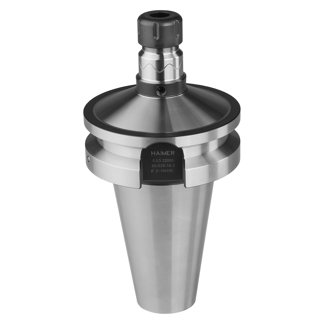 Haimer 50P.520.16.3 | 100.00mm Length Short BT50 ER16 Collet Chuck