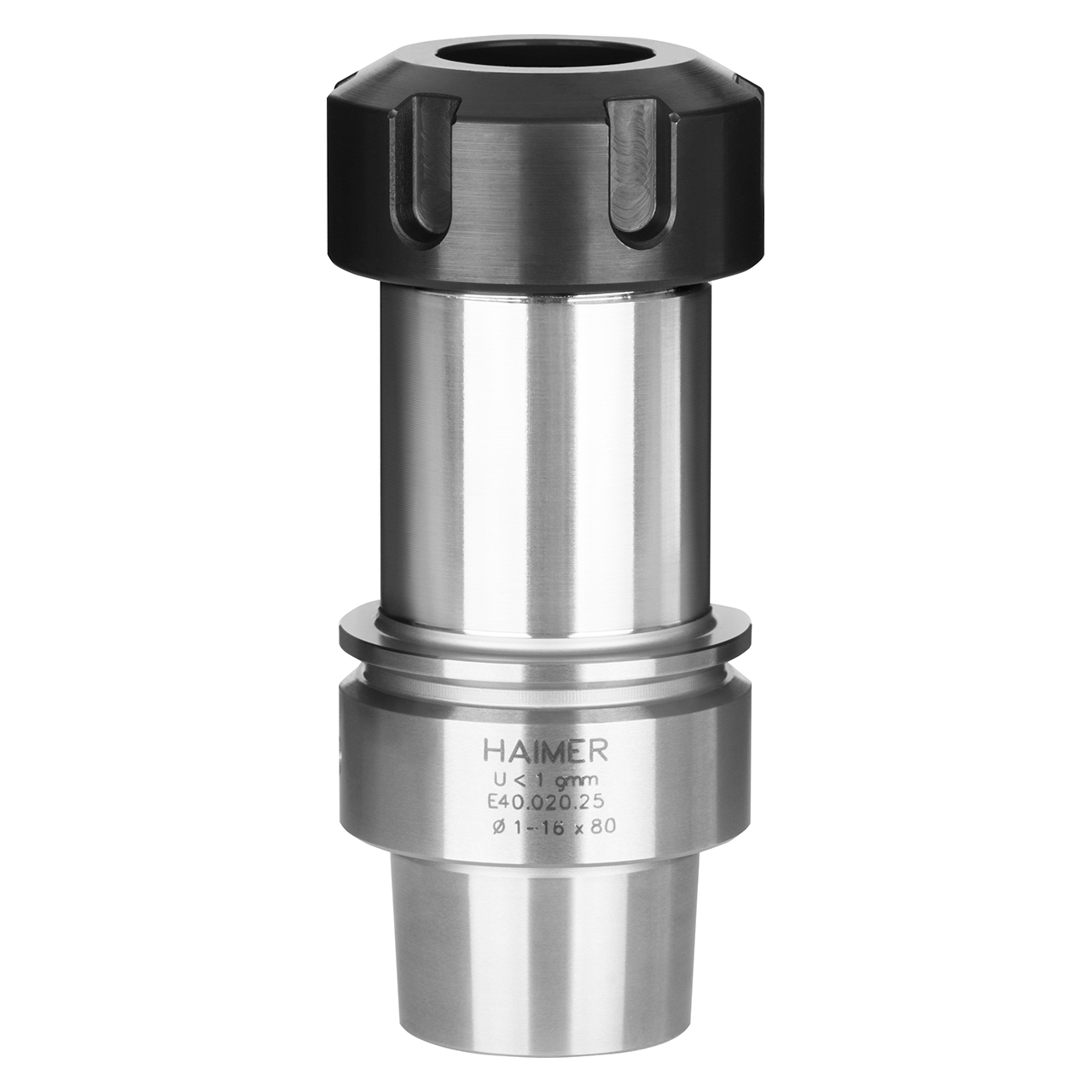 Haimer E40.025.16 | 60.00mm Length Ultra Short HSK-E40 ER16 Collet Chuck