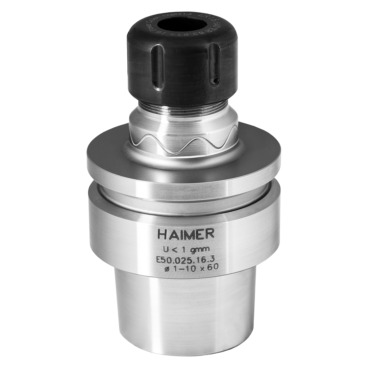Haimer E50.025.16.3 | 60.00mm Length Ultra Short HSK-E50 ER16 Collet Chuck