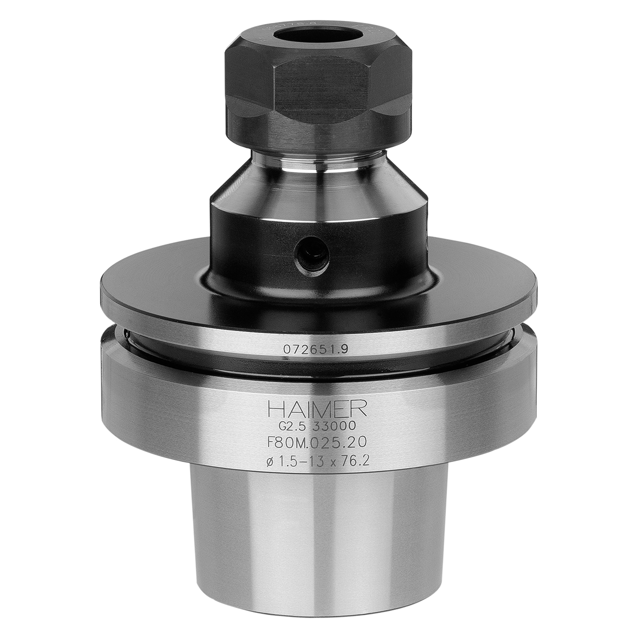 Haimer F80M.025.40 | 3.000'' Length Ultra Short HSK-F80M ER40 Collet Chuck