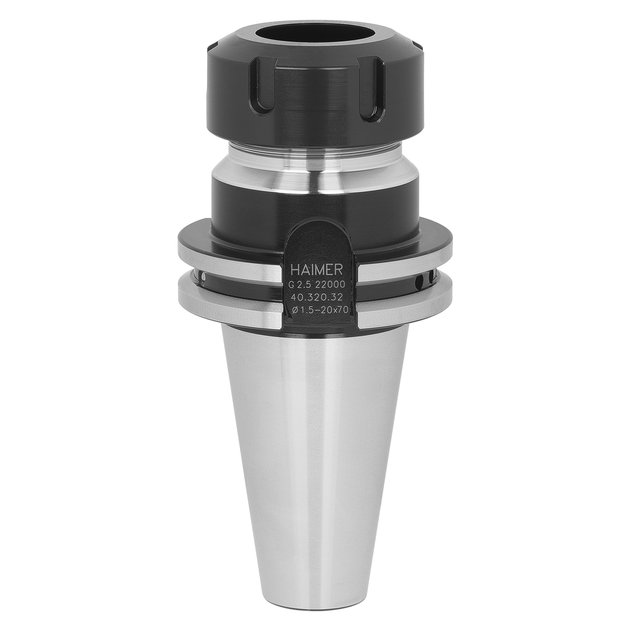 Haimer 40.321.25 | 100.00mm Length Long SK40 ER25 Collet Chuck