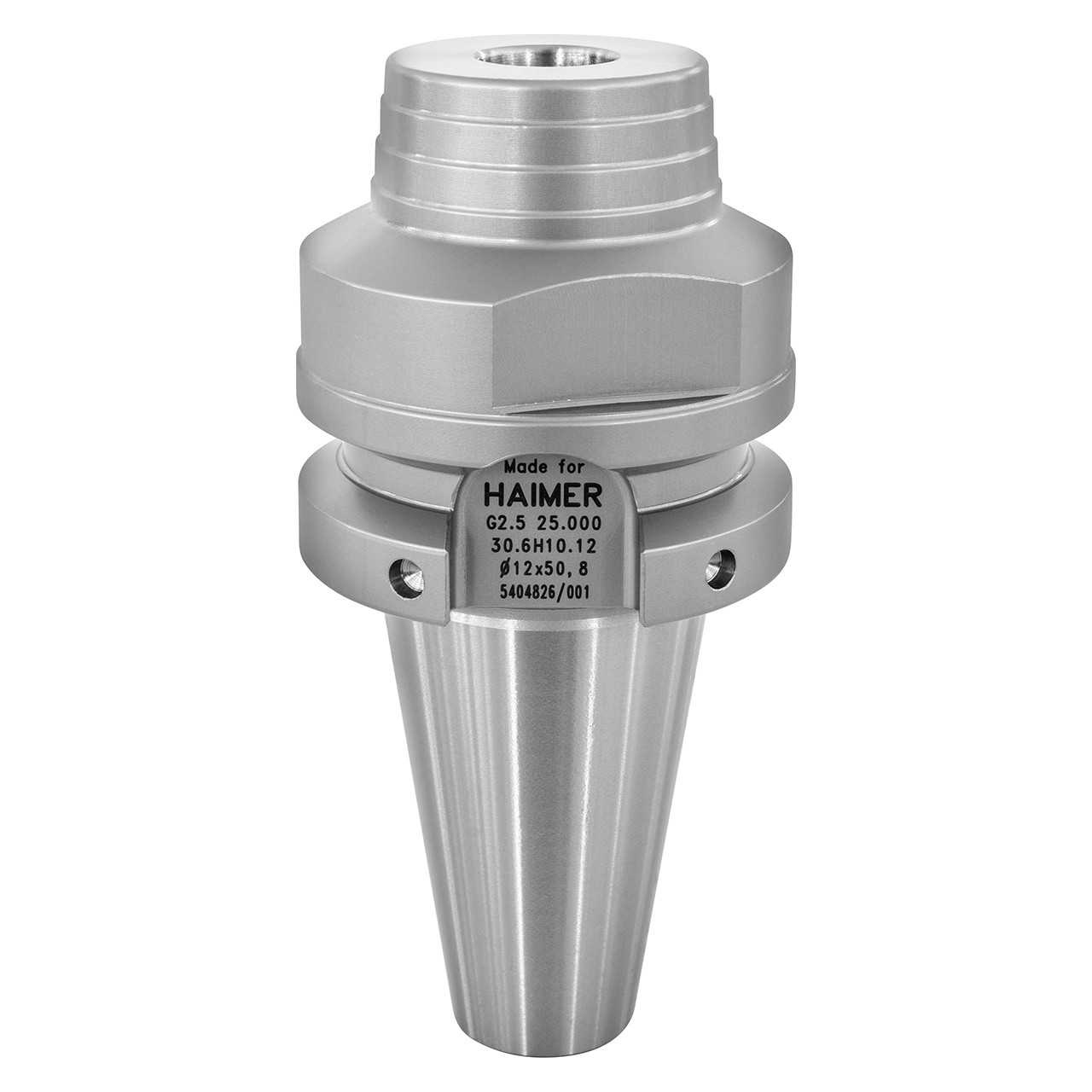 Haimer 30.6H10.08 | 8.00mm Collet Size x 50.80mm Length Short End Mill Holder & Adapter