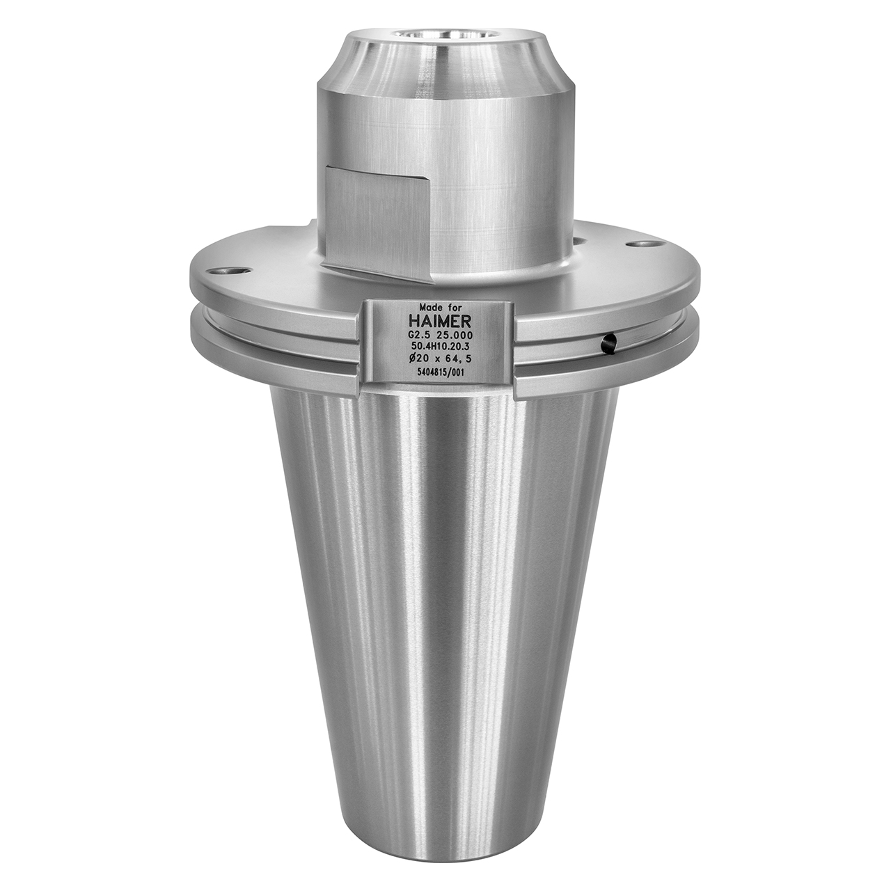 Haimer 50.4H10.20.3 | 20.00mm Collet Size x 64.50mm Length Short End Mill Holder & Adapter