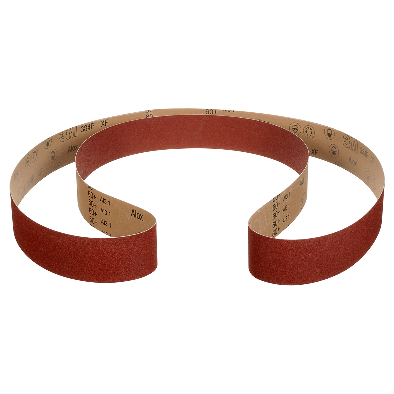 3M 7100187661 | 384F x 60+ Grit x 60.000" OAL Aluminum Oxide Cloth Belt