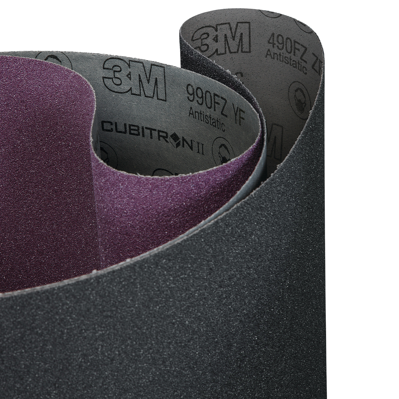 3M 7100189058 | 490FZ x P150 Grit x 142.000" OAL Silicon Carbide Cloth Belt