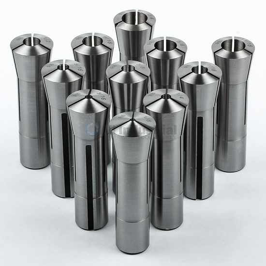 All Industrial 41050 | 11pc R8 Collet Set 1/8" to 3/4" Fractional High Precision for Bridgeport