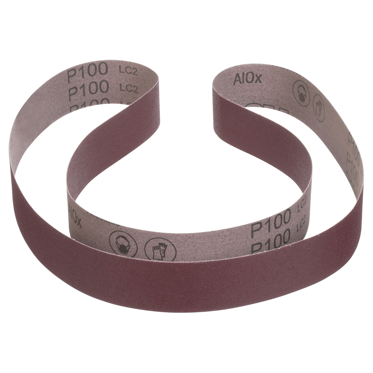 3M 7010514663 | 370DZ x P100 Grit x 162.000" OAL Aluminum Oxide Cloth Belt