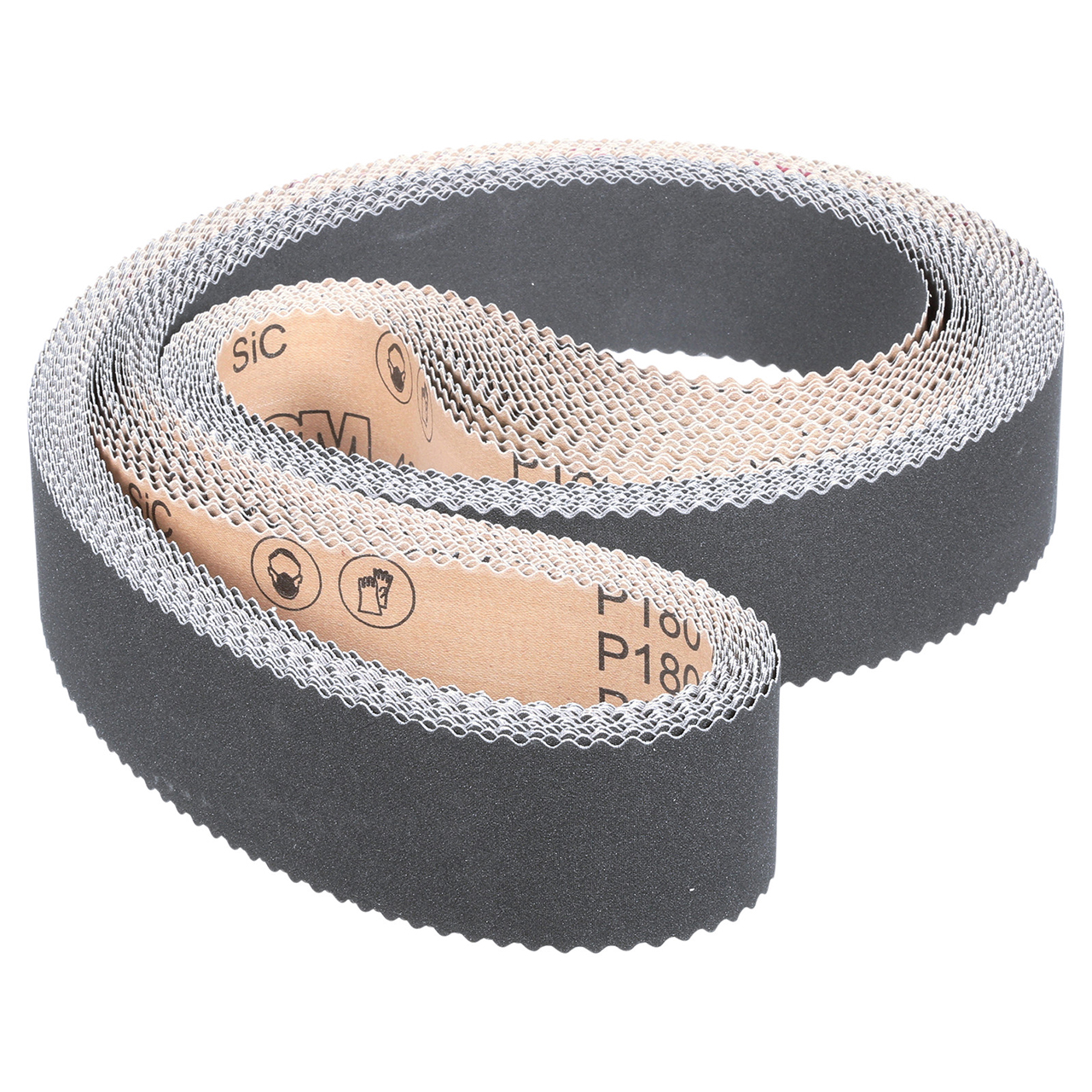 3M 7010516124 | 461F x P320 Grit x 90.000" OAL Silicon Carbide Cloth Belt