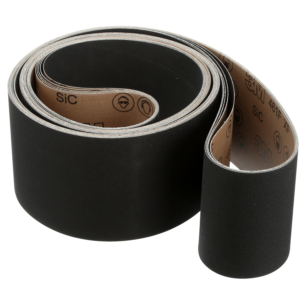 3M 7010513558 | 461F x P120 Grit x 60.000" OAL Silicon Carbide Cloth Belt