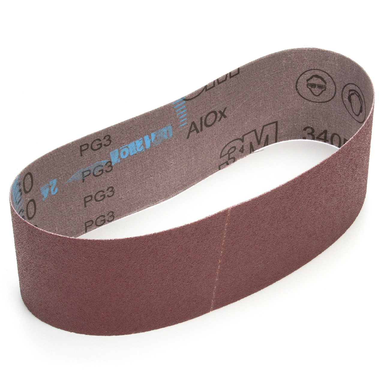 3M 7010326279 | 340D x P120 Grit x 24.000" OAL Aluminum Oxide Cloth Belt