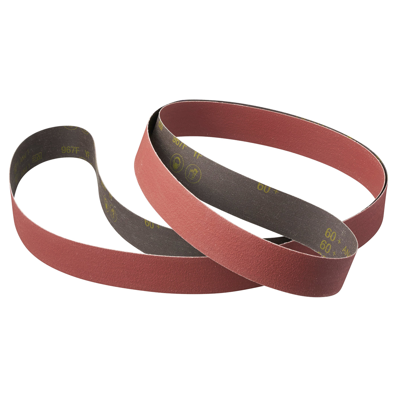 3M 7100163073 | 967F x 60+ Grit x 72.000" OAL Ceramic Cloth Belt