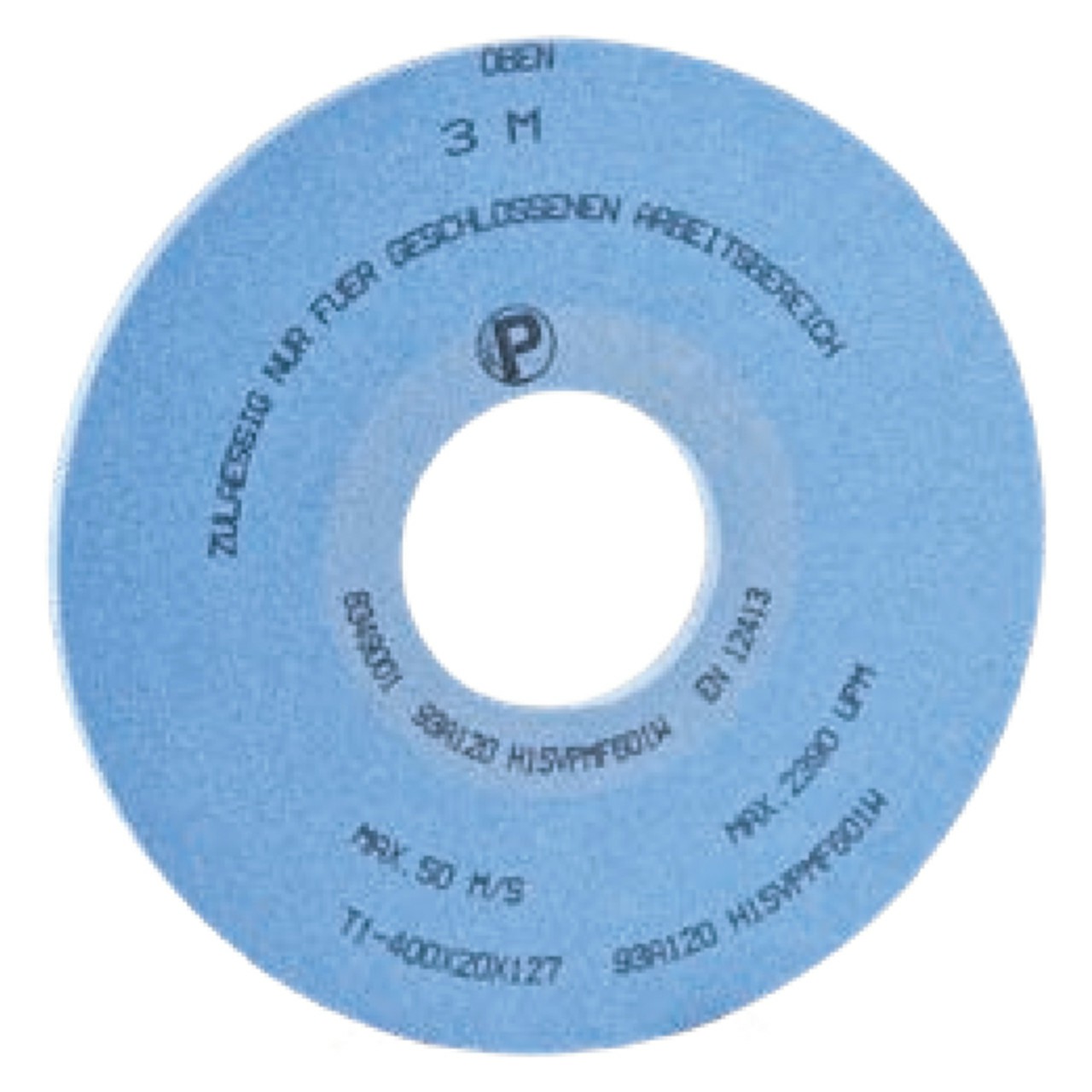 3M 7010306255 | 19.685" Diameter x 1.575" Thickness Cylindrical Grinding Wheel