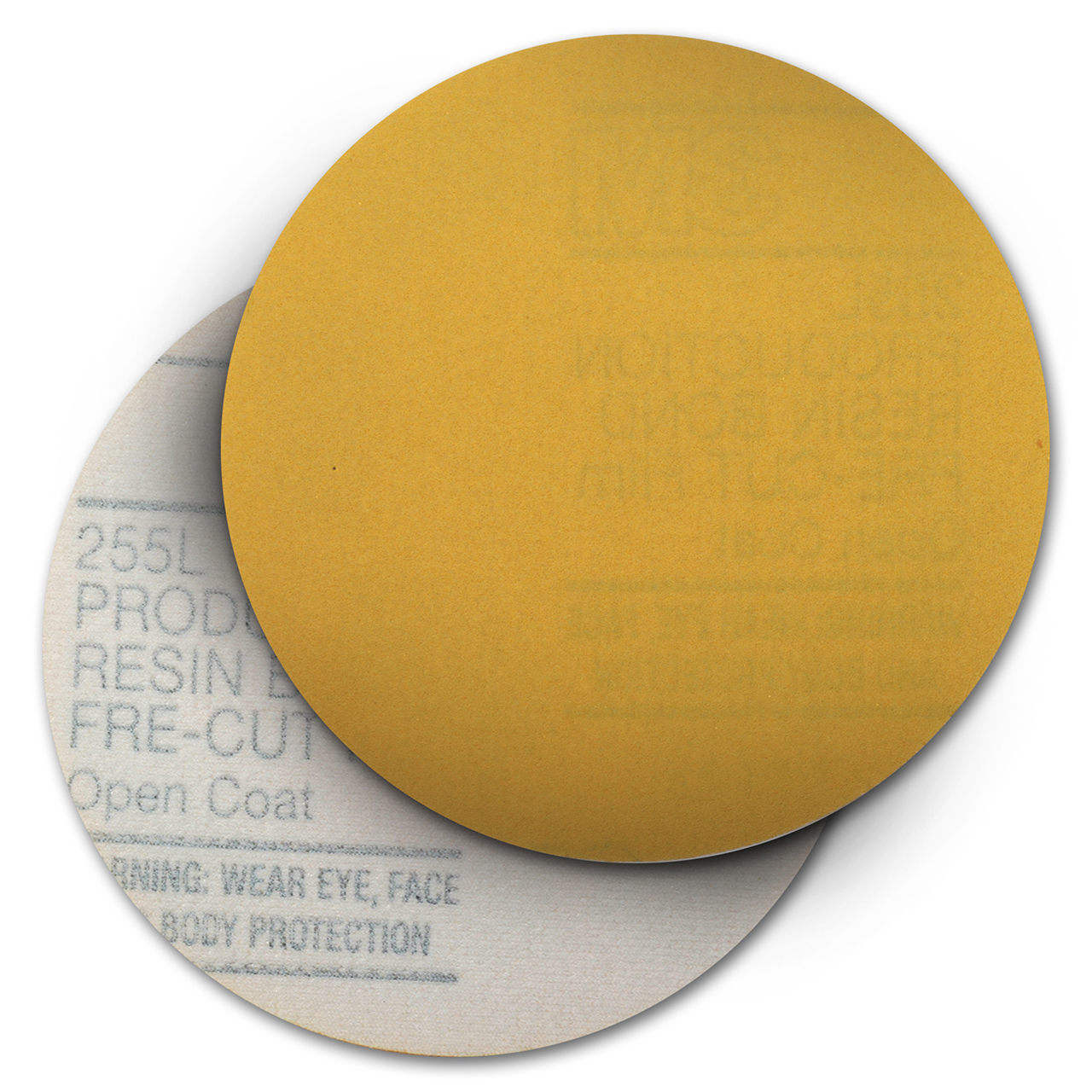 3M 7000119431 | 00959 Hookit Gold 5" Diameter 255L P320 Grit Aluminum Oxide Film Disc
