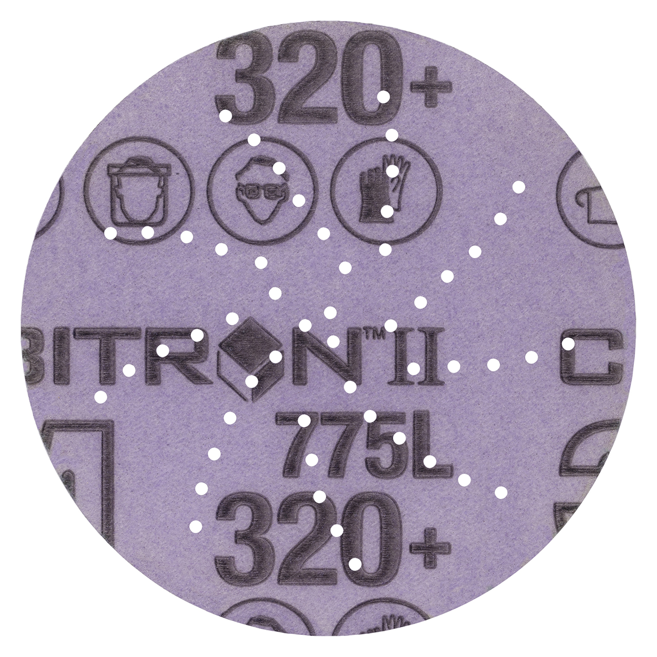 3M 7100145433 | Xtract Cubitron II 3" Diameter 775L 320+ Grit Precision Shaped Ceramic Film Disc