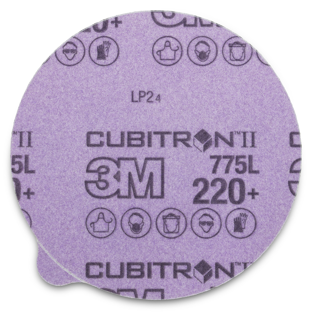 3M 7100075221 | Cubitron II Stikit 6" Diameter 775L 220+ Grit Precision Shaped Ceramic Film Disc