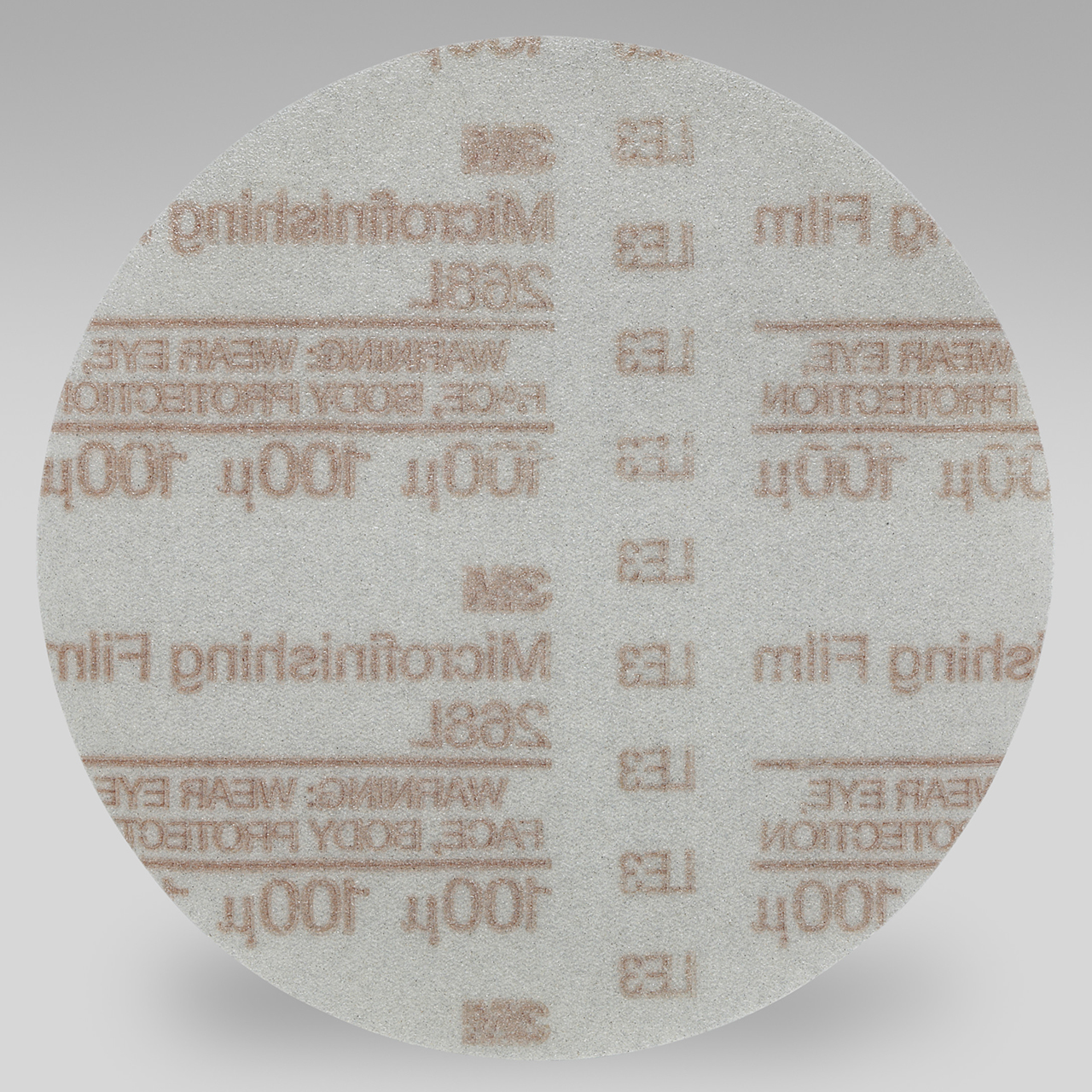 3M 7000120371 | Hookit 5" Diameter 268L Aluminum Oxide Microfinishing Film Disc