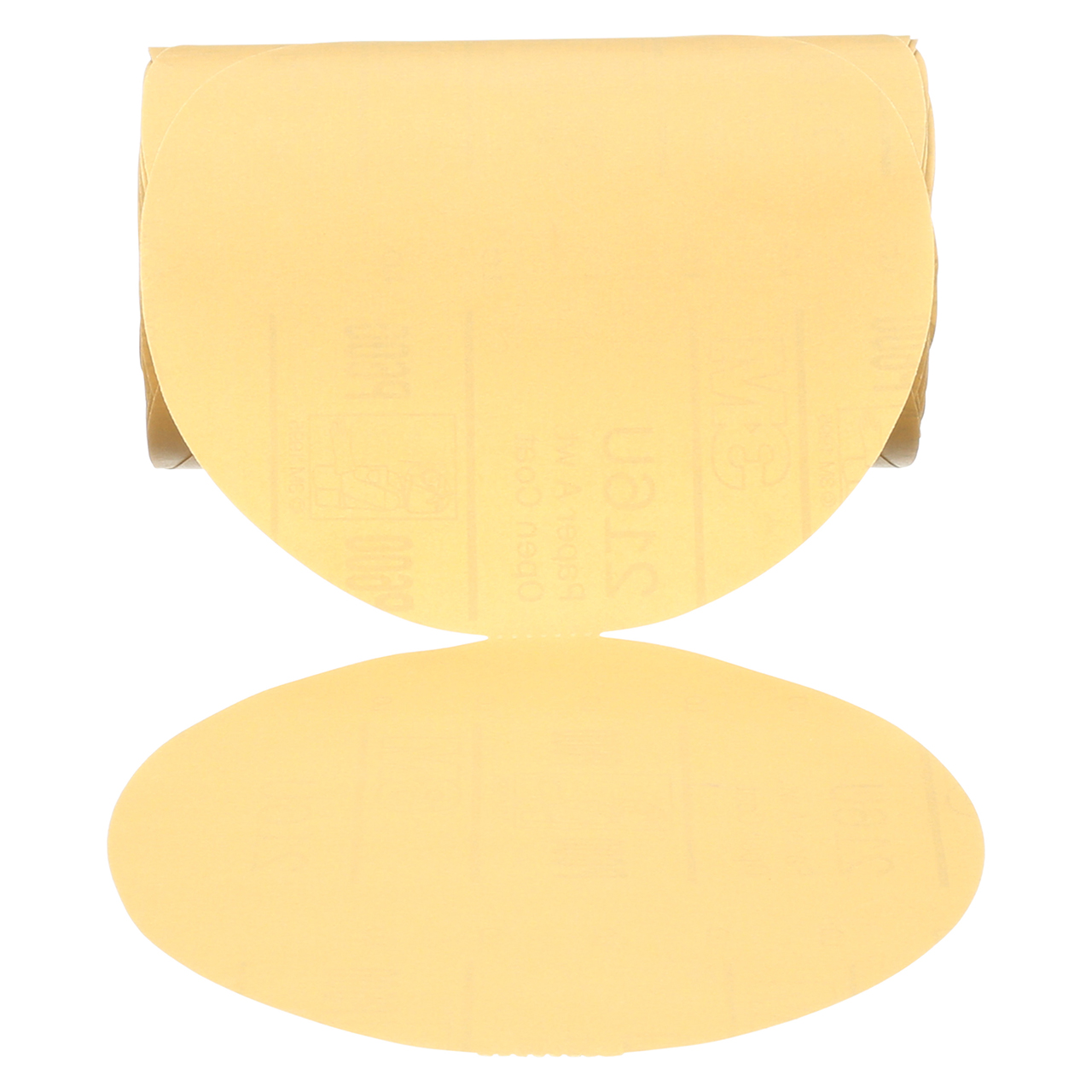 3M 7010508713 | Stikit 8" Diameter 216U A Weight P80 Grit Aluminum Oxide Gold Paper Disc Roll