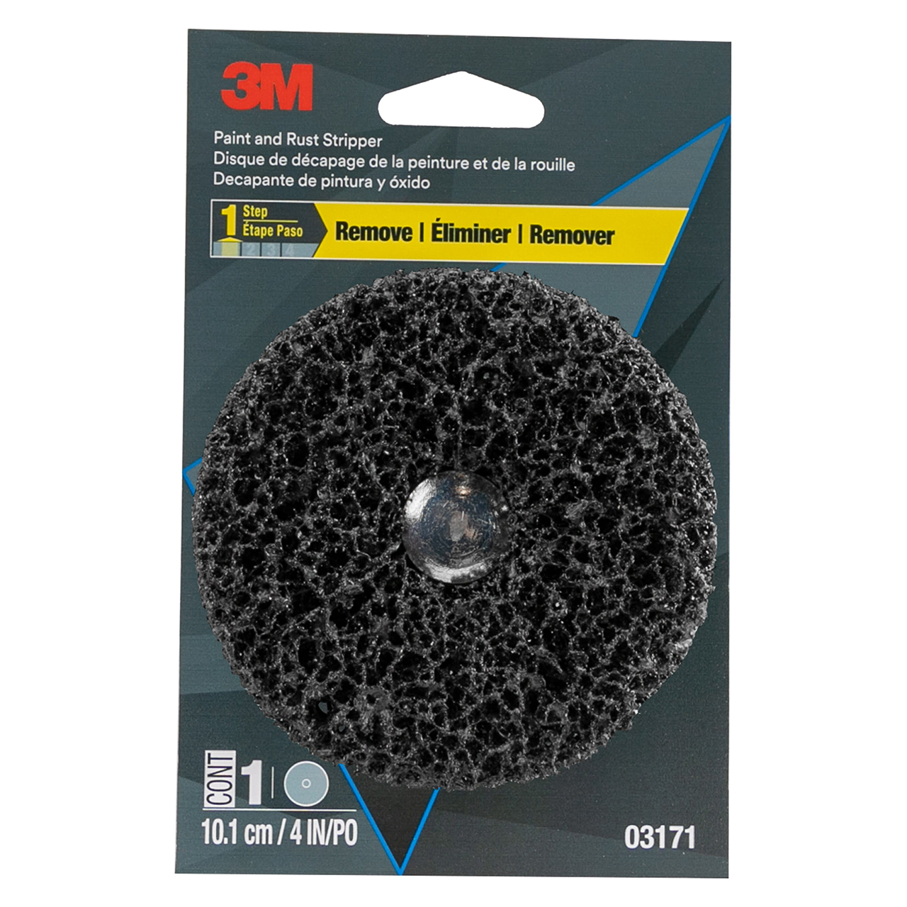 3M 7010292255 | 03171 4" Diameter 03171 Coarse Silicon Carbide Paint and Rust Stripper