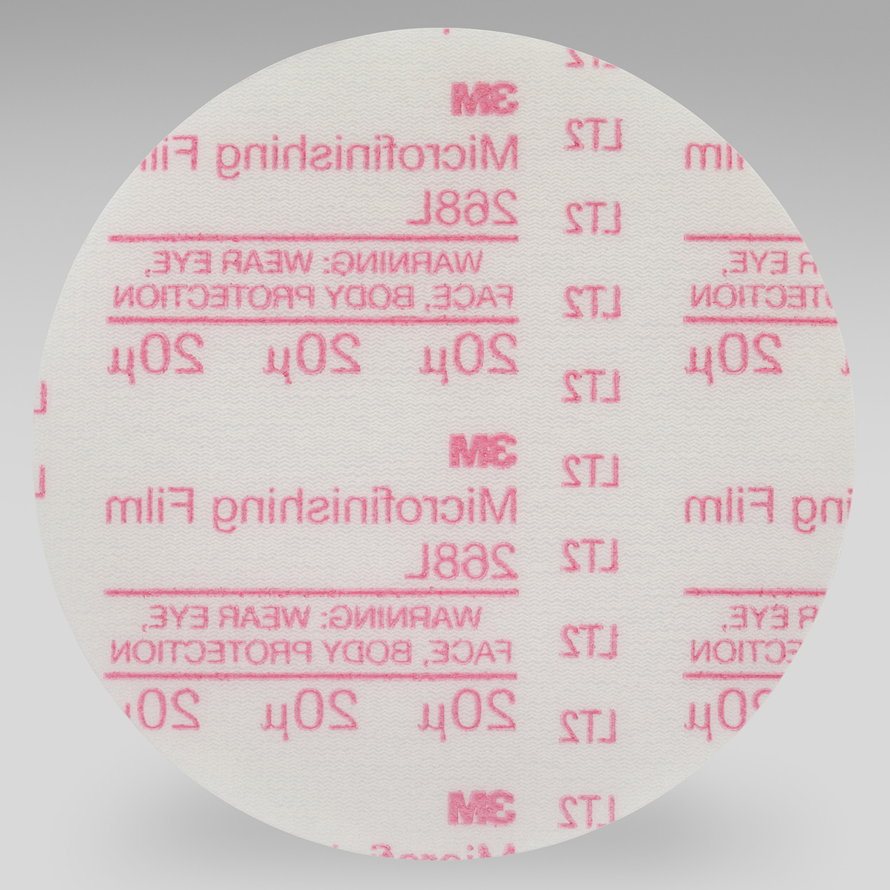 3M 7100025491 | Hookit 3" OAD 268L x 7/8" Hole Diameter Aluminum Oxide Microfinishing Film Disc