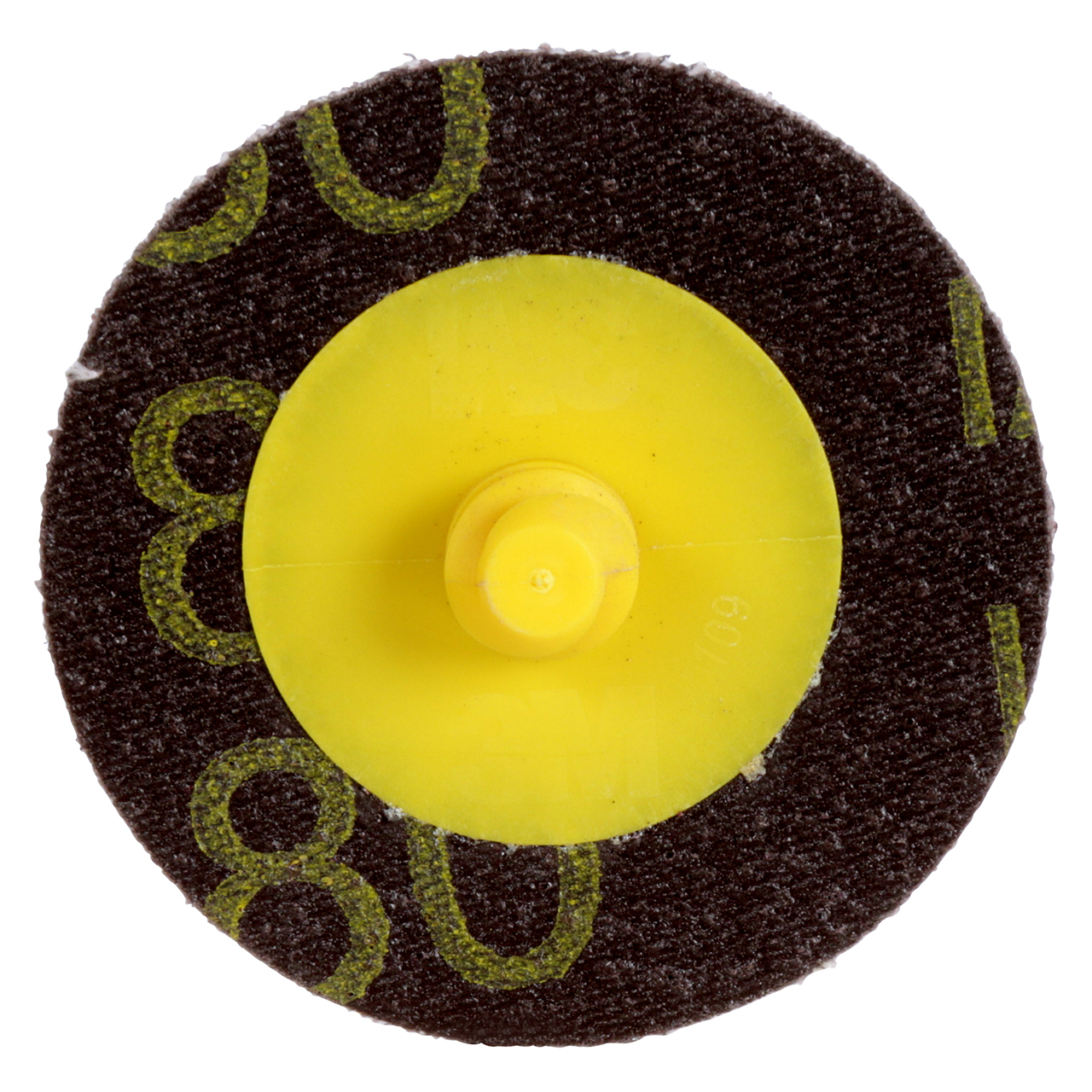 3M 7000000380 | Roloc 1" Diameter 361F YF Weight 80 Grit Aluminum Oxide Quick Change Disc