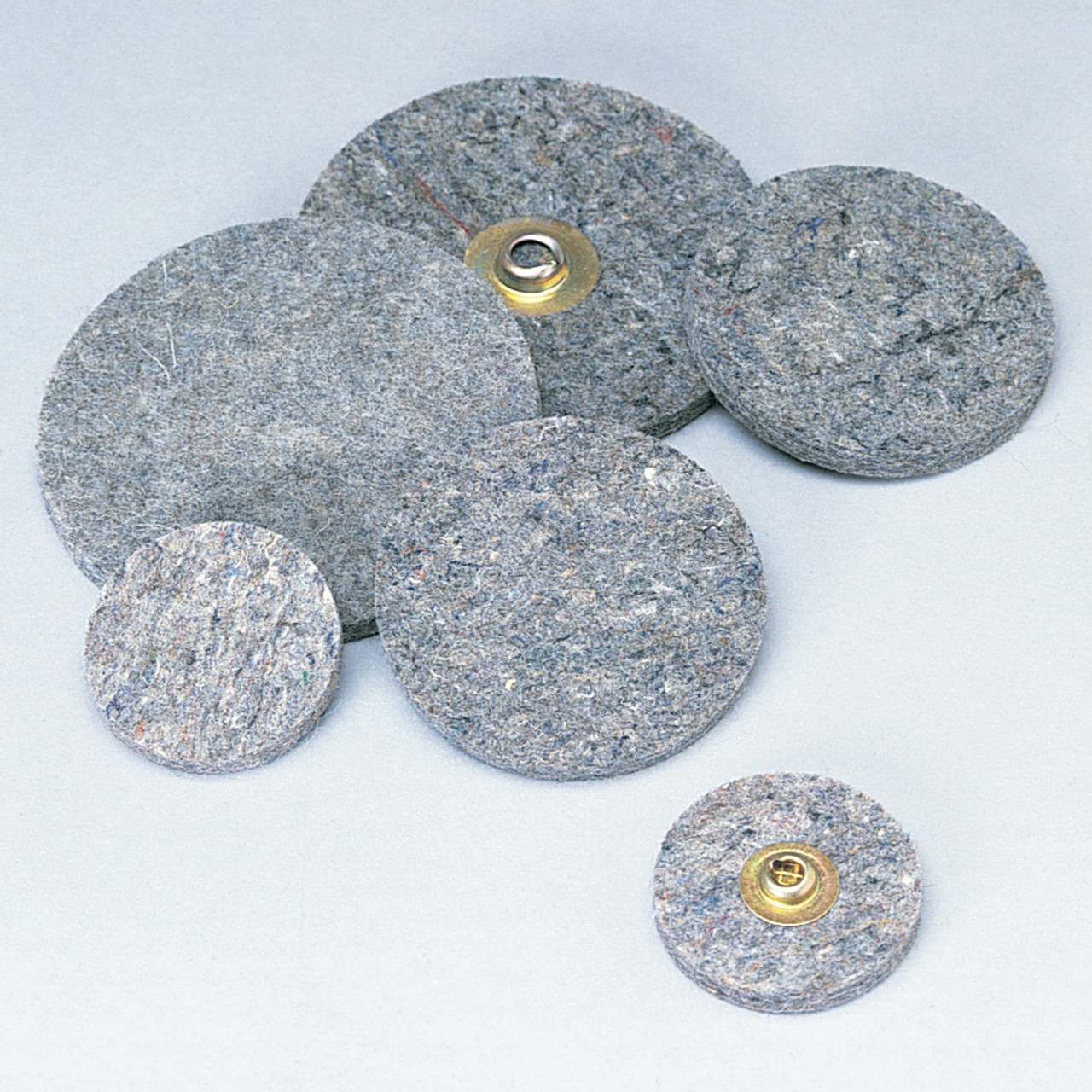 3M 7000046874 | 840480 Standard Abrasives 3" Diameter Felt Quick Change TR Felt Polishing Disc