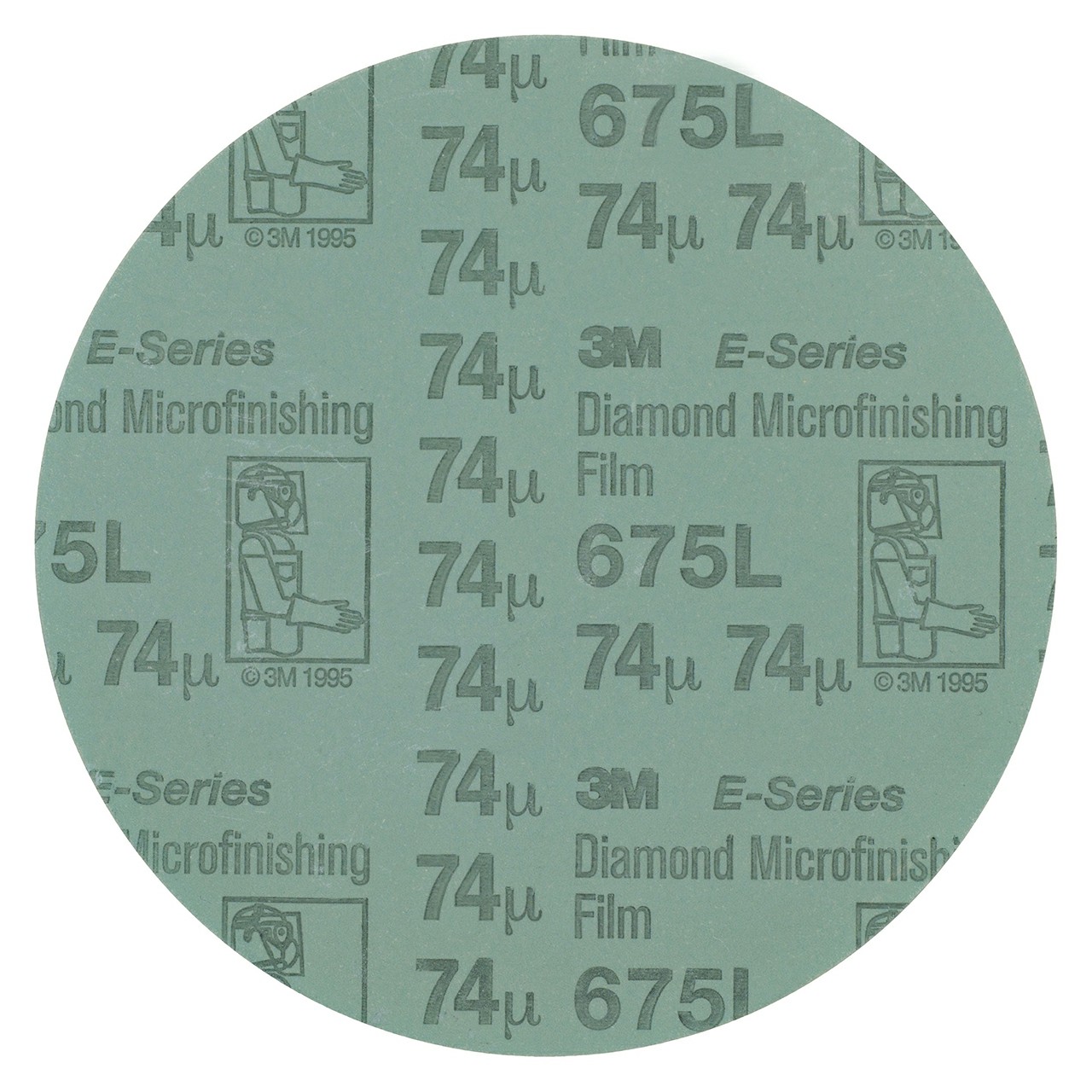 3M 7000045243 | 12" Diameter 675L Microfinishing PSA Film Disc