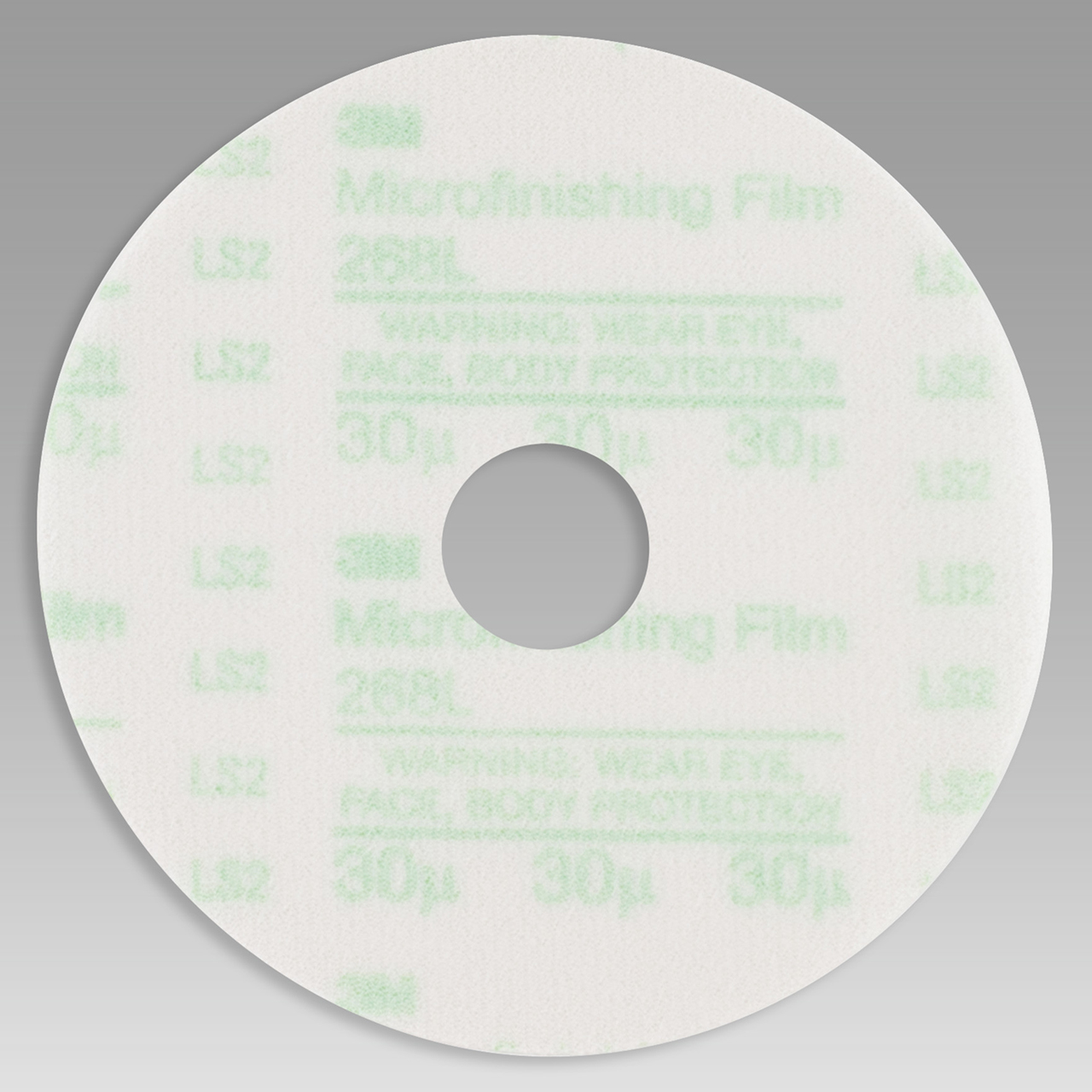 3M 7000000297 | Hookit 3" OAD 268L x 7/8" Hole Diameter Aluminum Oxide Microfinishing Film Disc