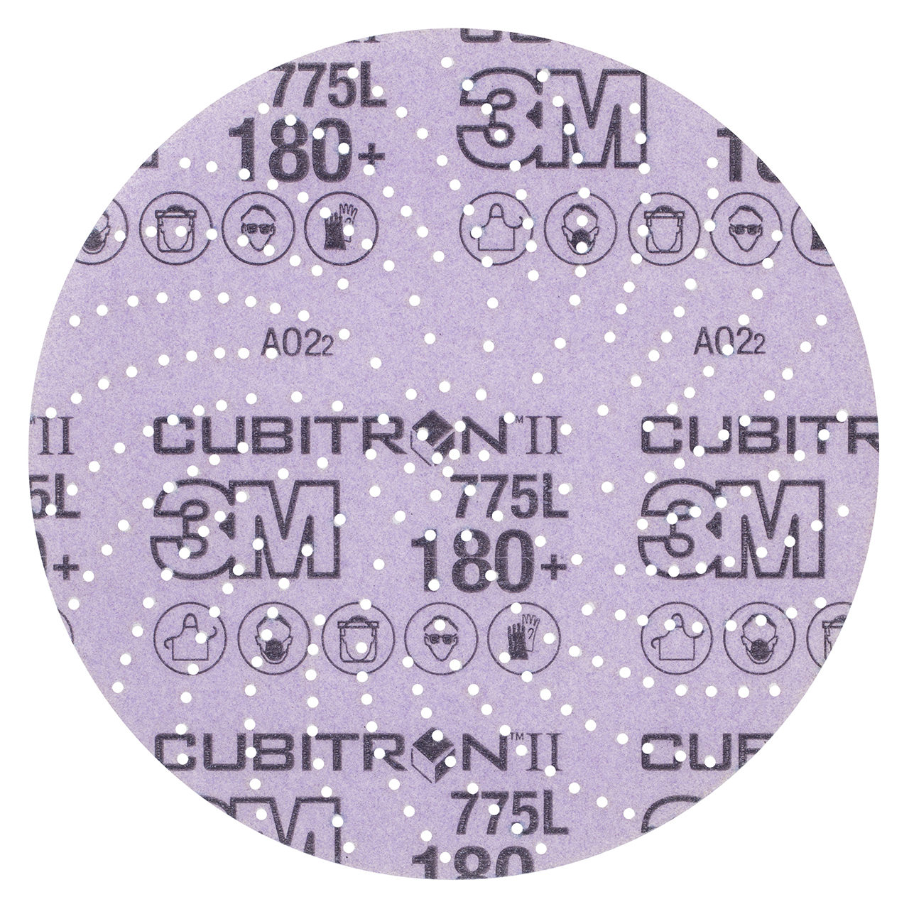 3M 7100064178 | Xtract Cubitron II 6" Diameter 775L 180+ Grit Precision Shaped Ceramic Film Disc