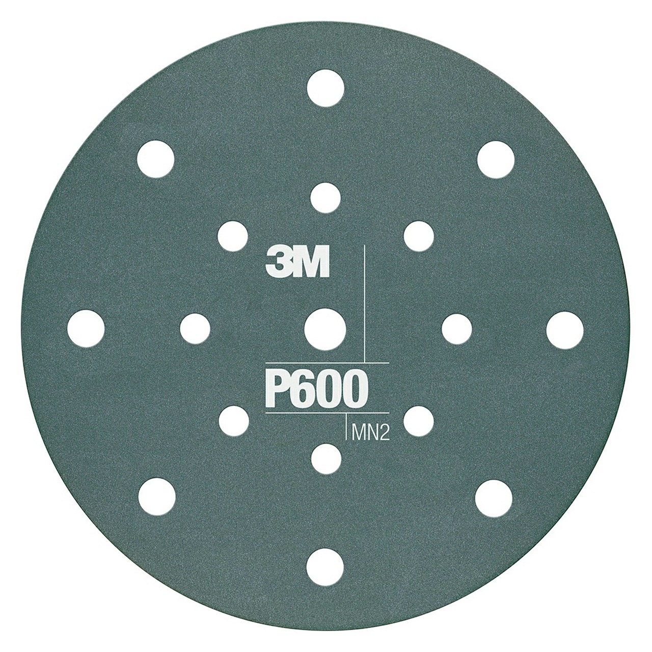 3M 7100104516 | 34801 Hookit 6" Diameter 270J P600 Grit Aluminum Oxide Flexible Abrasive Disc