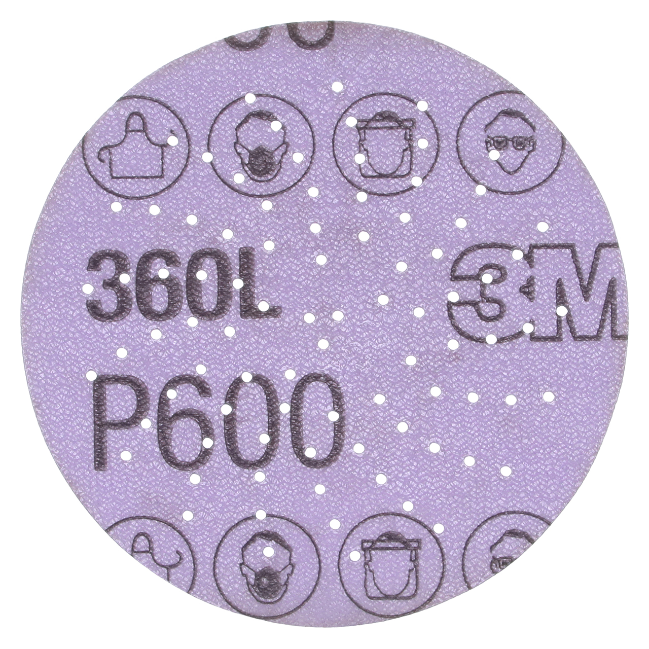 3M 7000118633 | Xtract 3" Diameter 360L P600 Grit Aluminum Oxide Film Disc