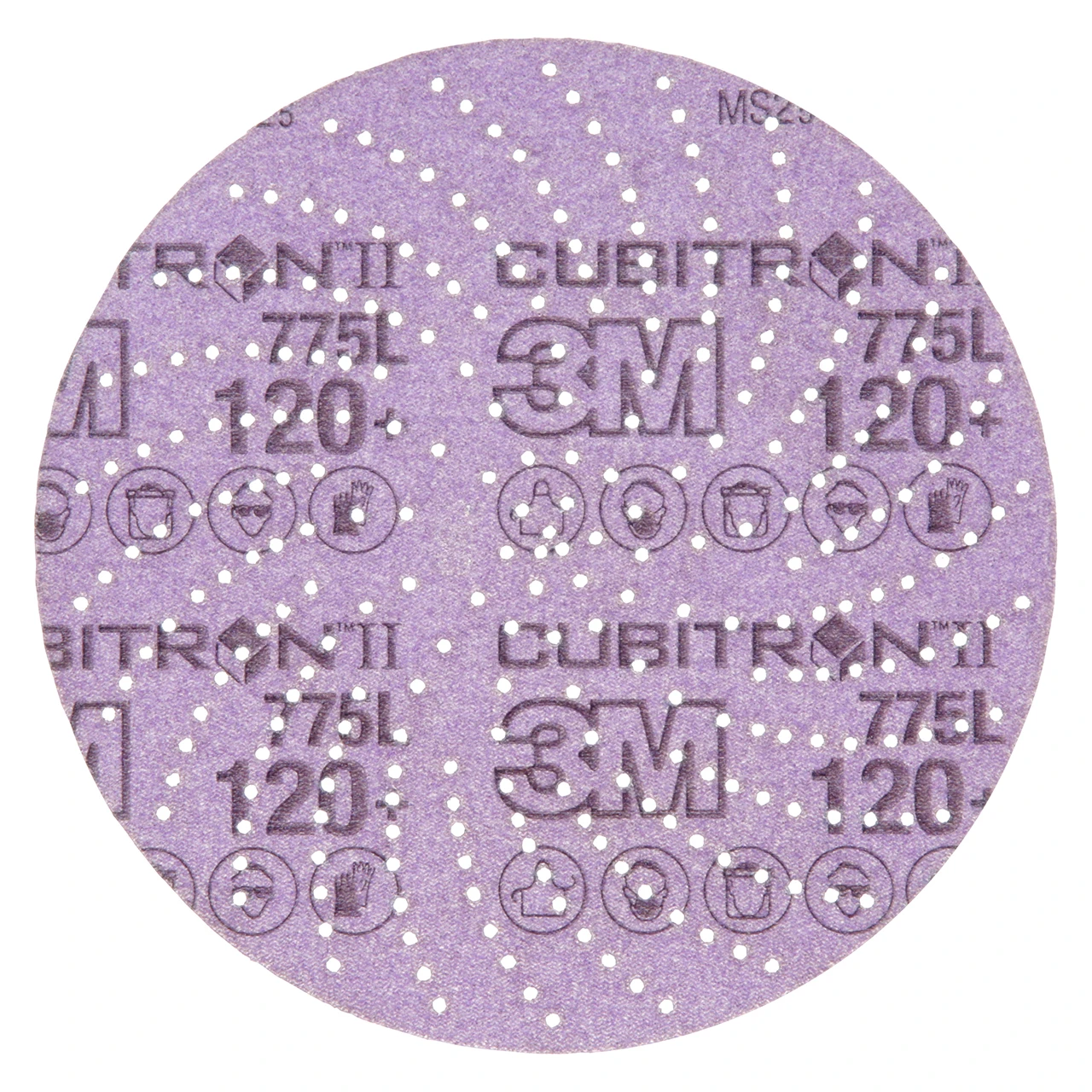 3M 7100045073 | Xtract Cubitron II 6" Diameter 775L 120+ Grit Precision Shaped Ceramic Film Disc
