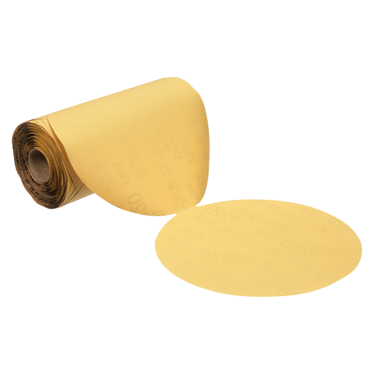 3M 7010508717 | Stikit 3-1/2" Diameter 236U C Weight P150 Grit Aluminum Oxide Paper Disc Roll