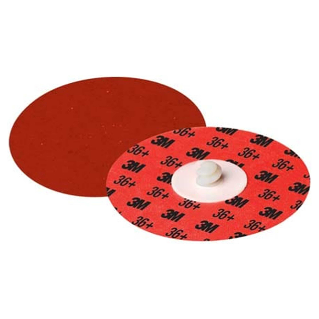 3M 7100006571 | Cubitron II Roloc 4" Diameter 984F YF Weight 36+ Grit Precision Shaped Ceramic Durable Edge Disc
