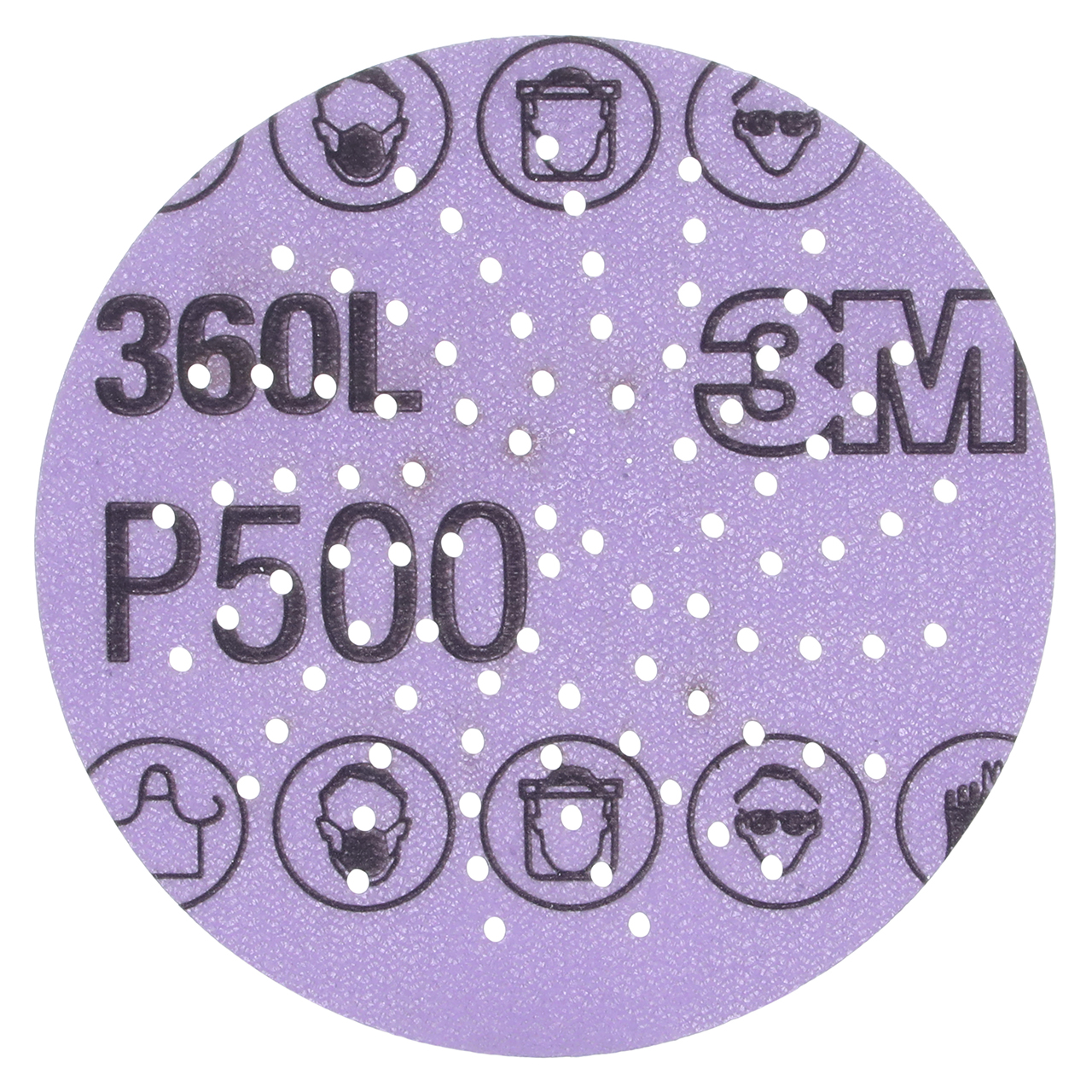 3M 7000118631 | Xtract 3" Diameter 360L P500 Grit Aluminum Oxide Film Disc