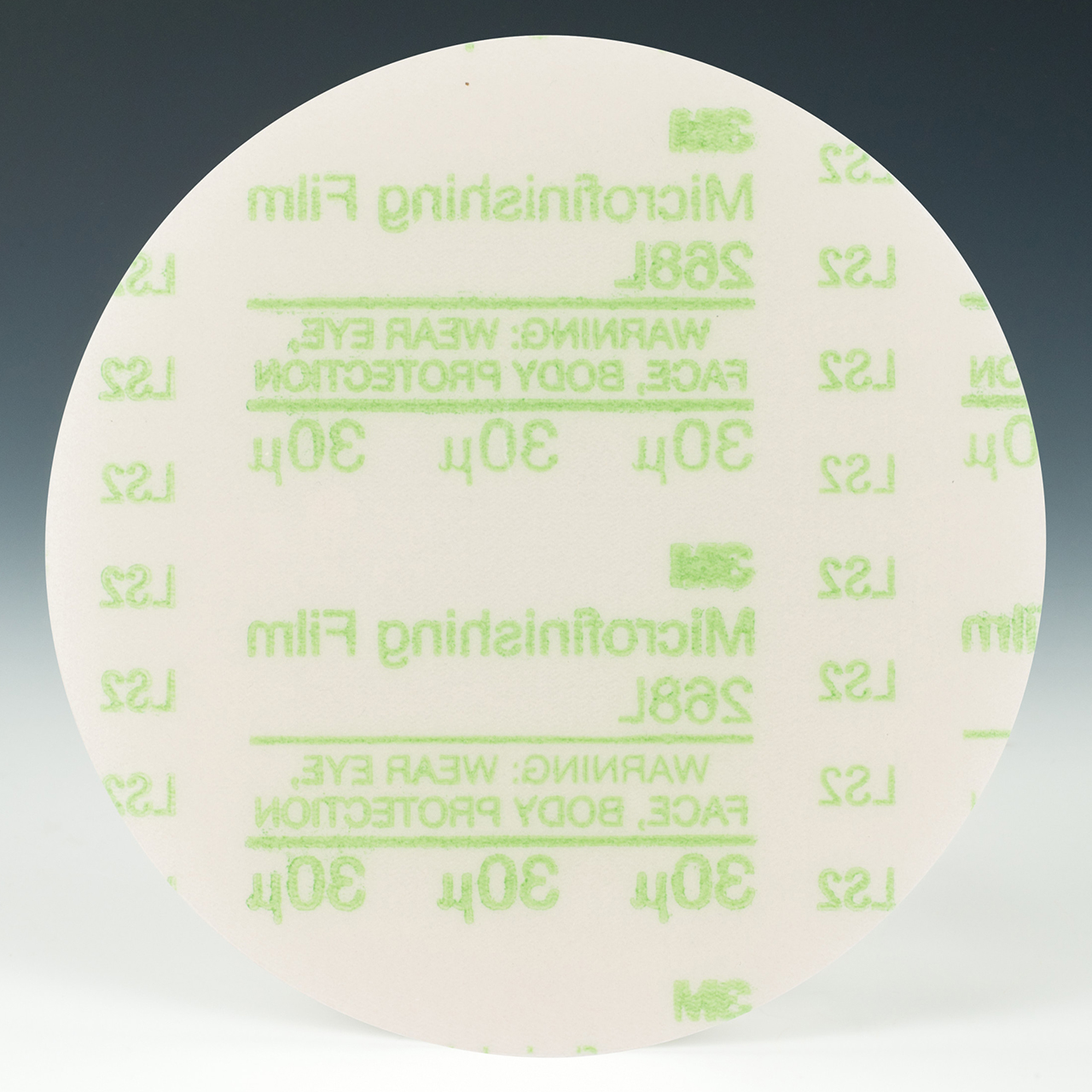 3M 7010328324 | 6" Diameter 268L Aluminum Oxide Microfinishing PSA Film Disc