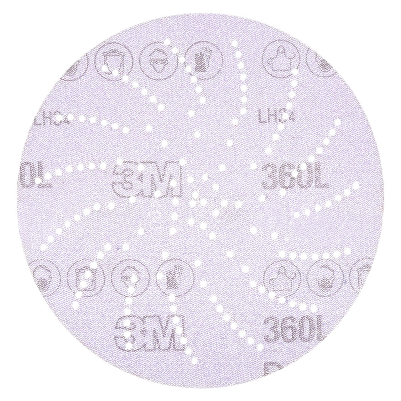 3M 7100010252 | Xtract 3" Diameter 360L P220 Grit Aluminum Oxide Film Disc