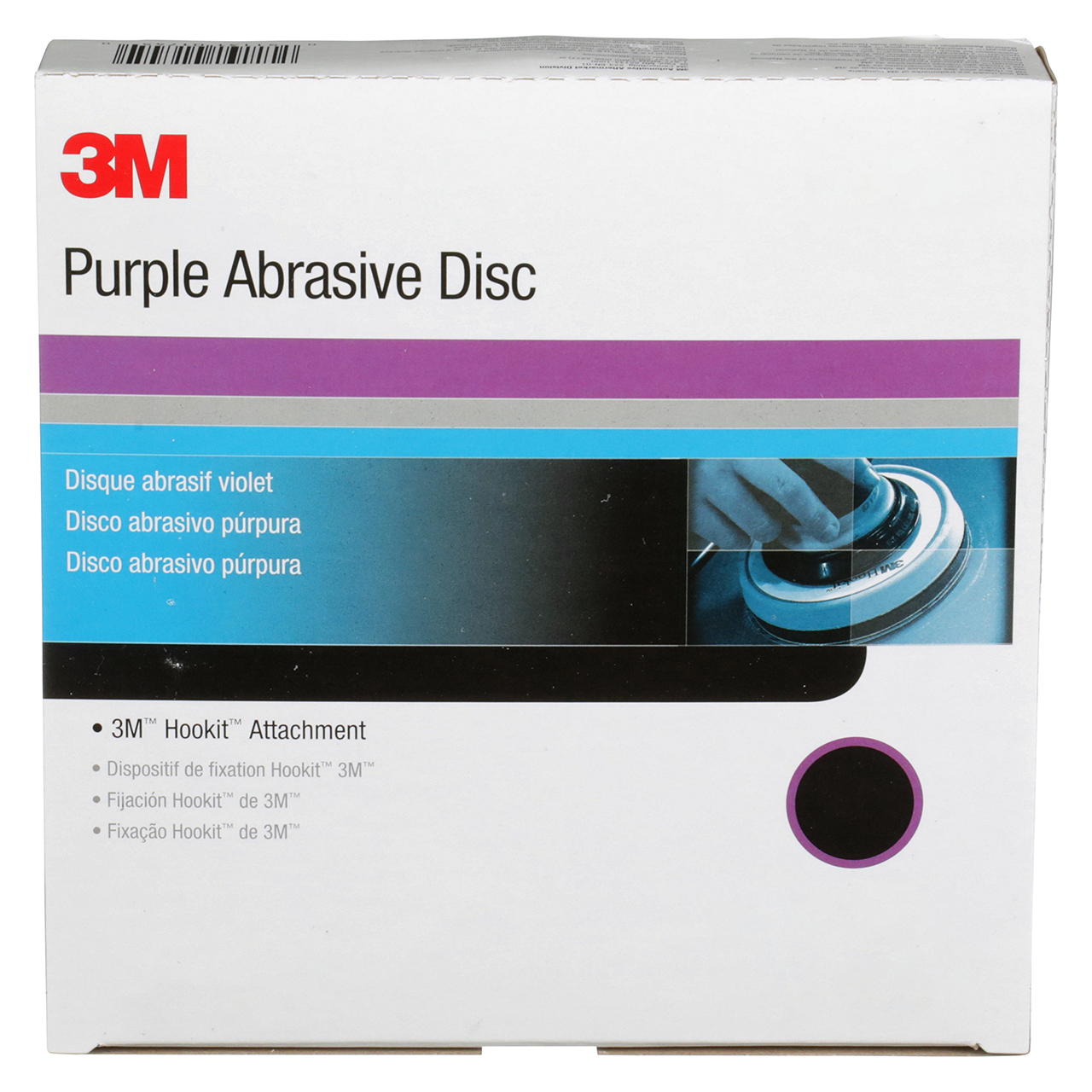 3M 7010308757 | 30687 6" Diameter 740I D Weight 36 Grit Ceramic Aluminum Oxide Purple Abrasive Disc