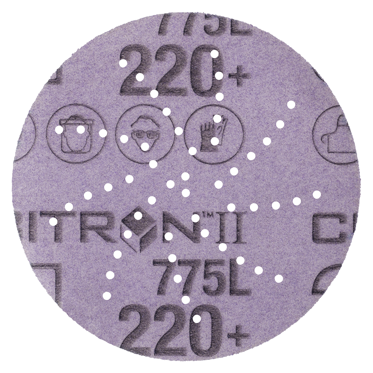 3M 7100106716 | Xtract Cubitron II 3" Diameter 775L 220+ Grit Precision Shaped Ceramic Film Disc