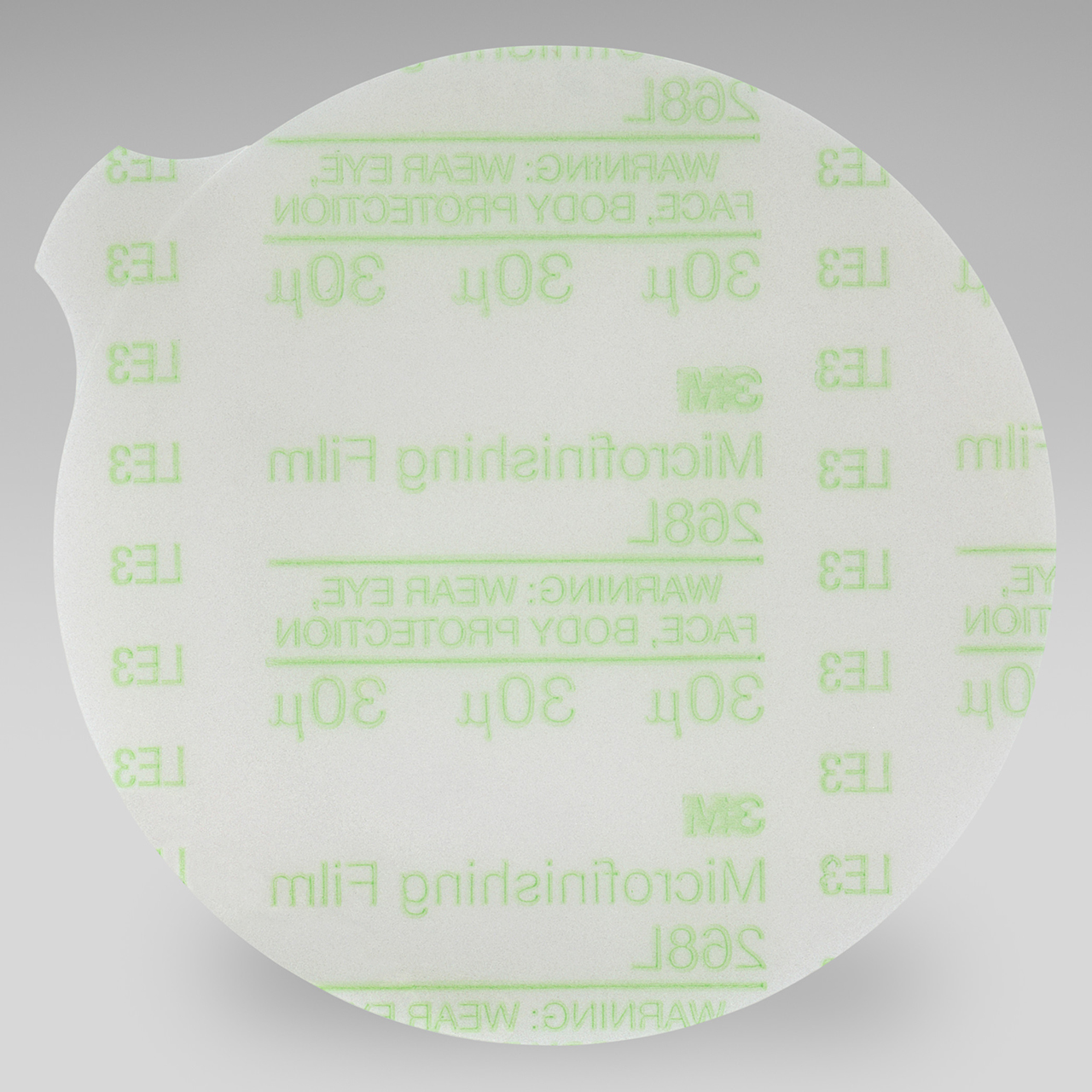 3M 7010307644 | Hookit 5" Diameter 268L Aluminum Oxide Microfinishing Film Disc