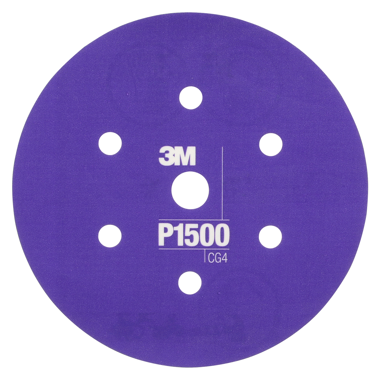 3M 7000120198 | 34409 Hookit 6" Diameter 270J P1500 Grit Aluminum Oxide Flexible Abrasive Disc