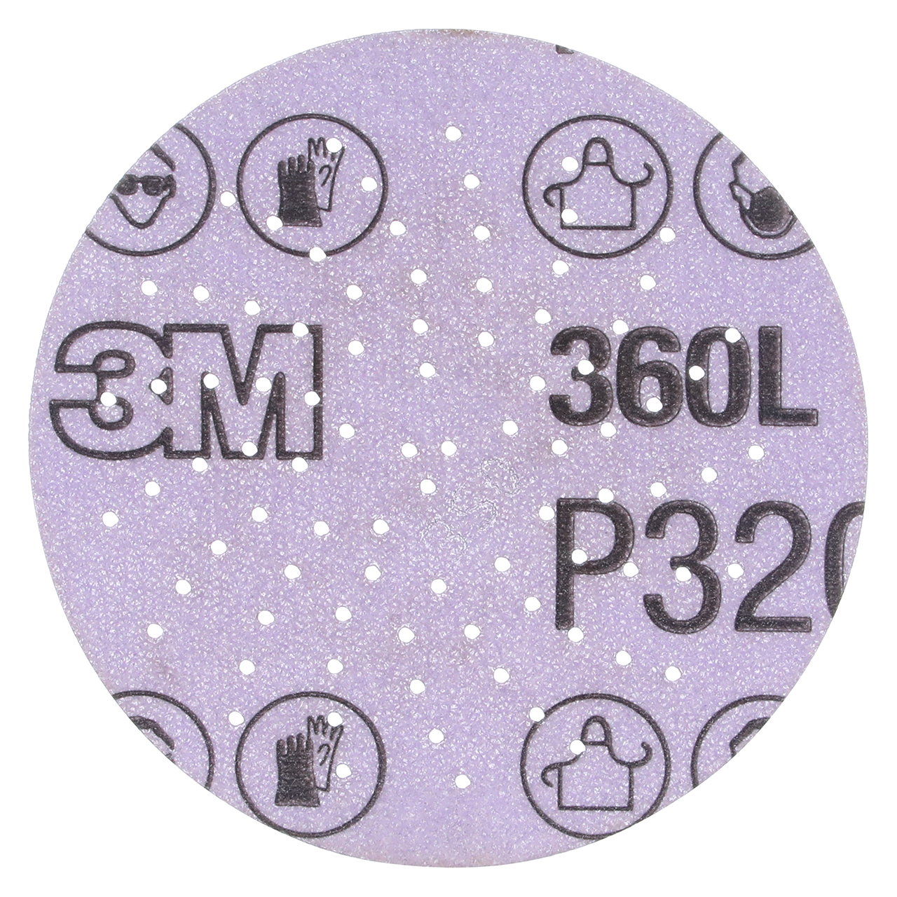 3M 7100010256 | Xtract 3" Diameter 360L P320 Grit Aluminum Oxide Film Disc