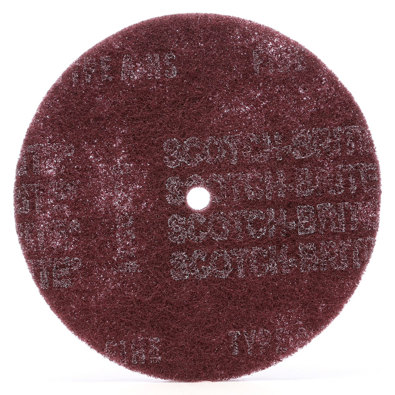 3M 7010364343 | Scotch-Brite 12" OAD HS-DC x 7/8" Hole Diameter Very Fine Aluminum Oxide High Strength Disc