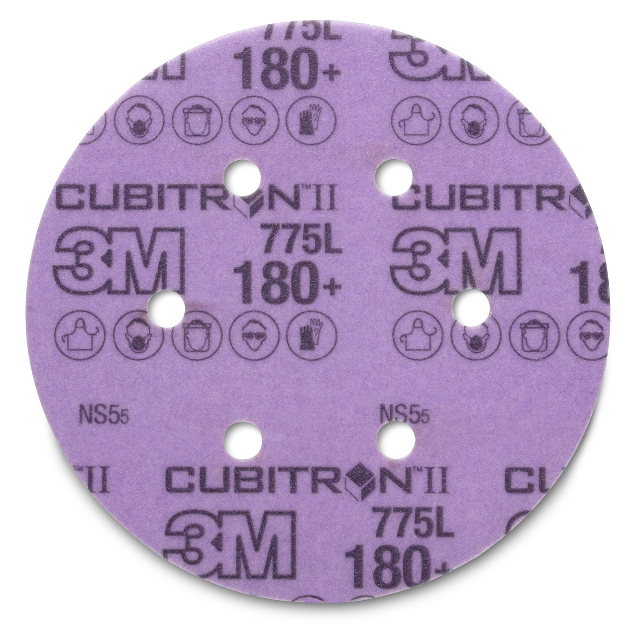 3M 7100145406 | Cubitron II Hookit 6" Diameter 775L 240+ Grit Precision Shaped Ceramic Film Disc