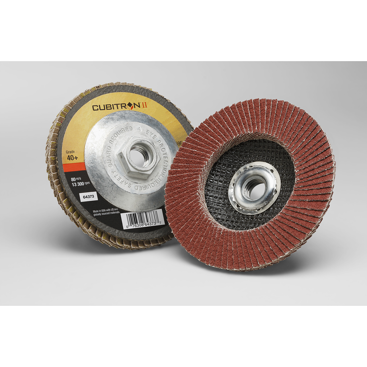 3M 7100104925 | Cubitron II 4-1/2" Diameter 969F YF Weight 40+ Grit Precision Shaped Ceramic Flap Disc