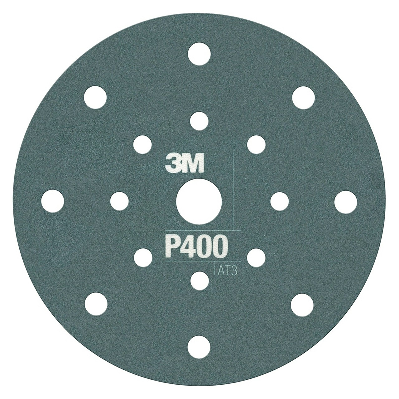 3M 7100104547 | 34800 Hookit 6" Diameter 270J P400 Grit Aluminum Oxide Flexible Abrasive Disc