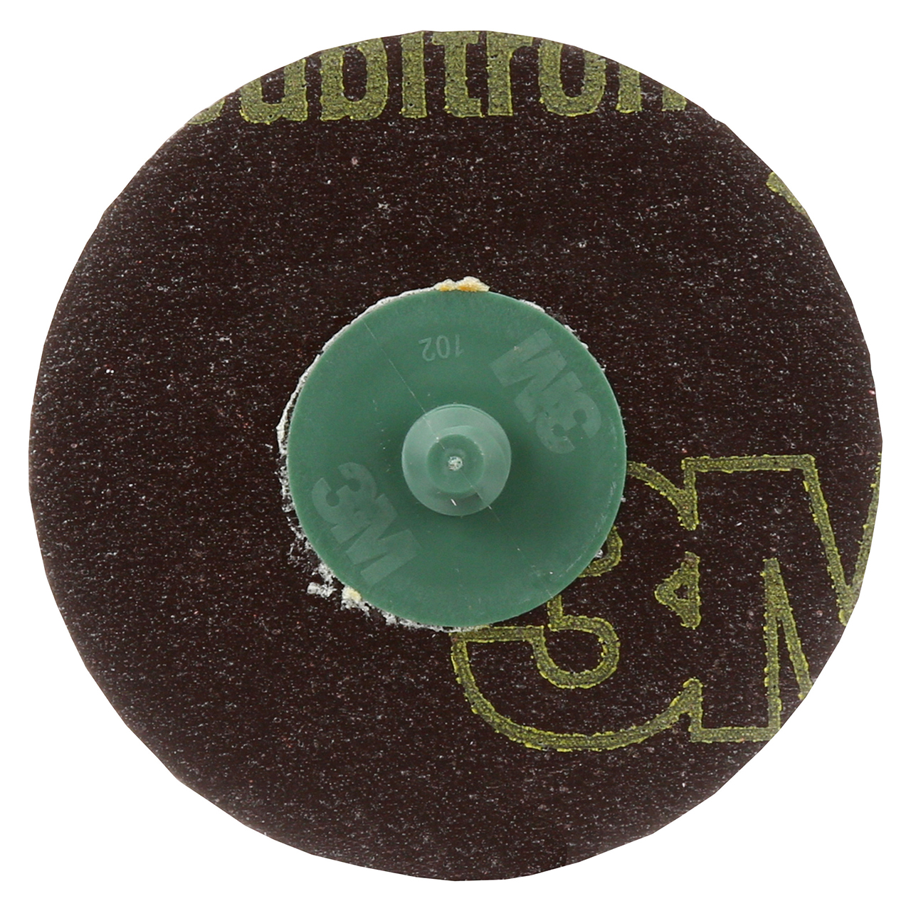 3M 7000045628 | Roloc 3" Diameter 777F YF Weight 50 Grit Ceramic Sanding Disc