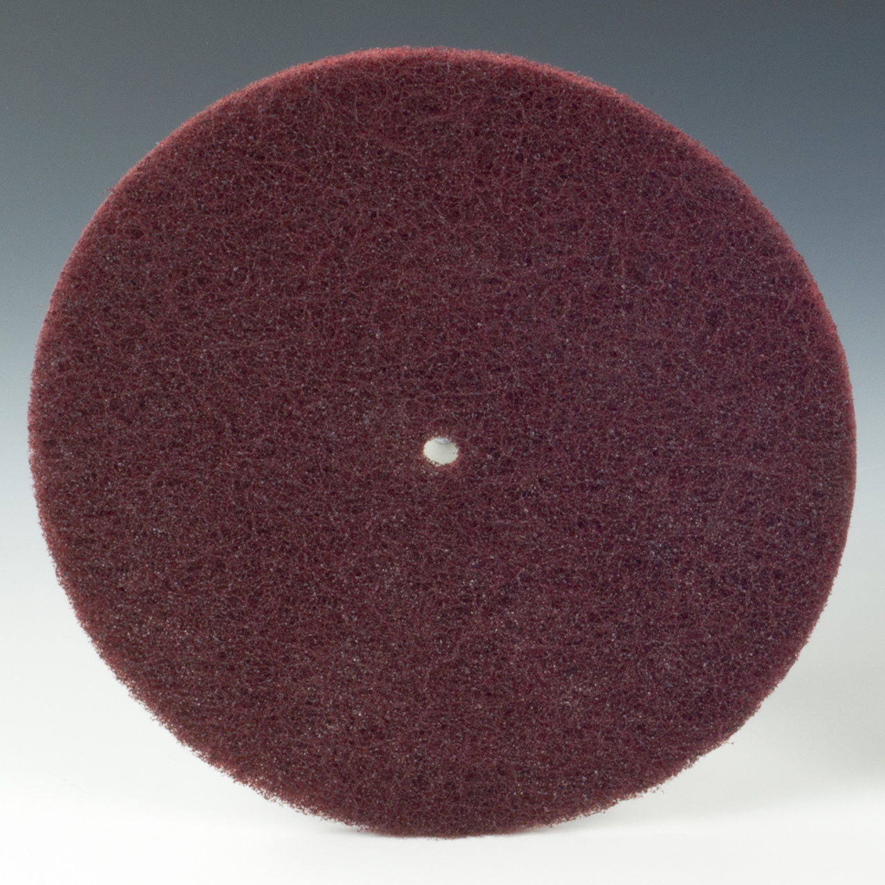 3M 7010329068 | Scotch-Brite 12" OAD LD-DC x 7/8" Hole Diameter Very Fine Aluminum Oxide Light Deburring Disc