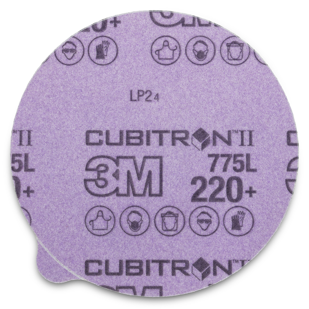 3M 7100075692 | Cubitron II Stikit 5" Diameter 775L 220+ Grit Precision Shaped Ceramic Film Disc