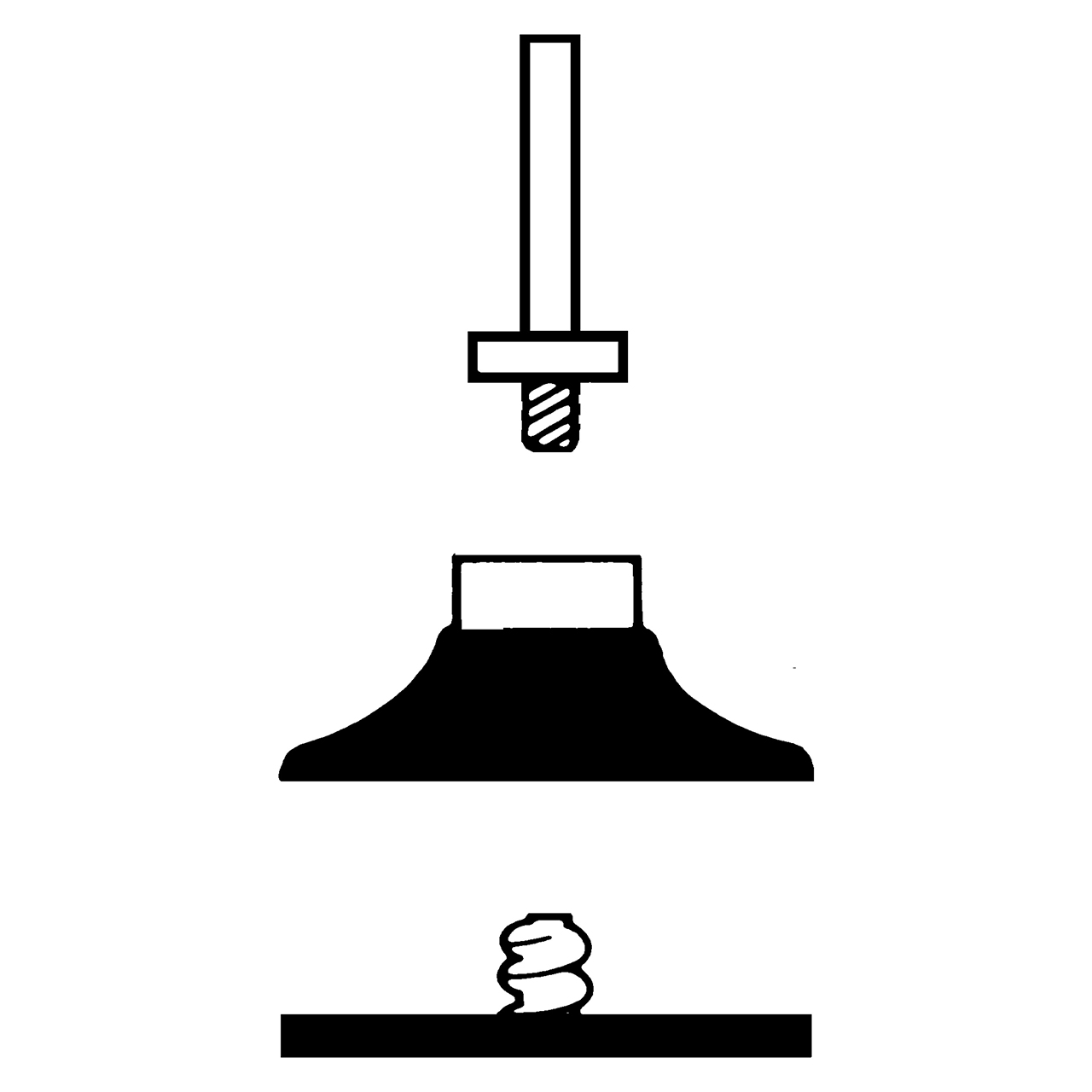 3M 7000122150 | 2" Diameter Quick Change Felt Polishing Disc