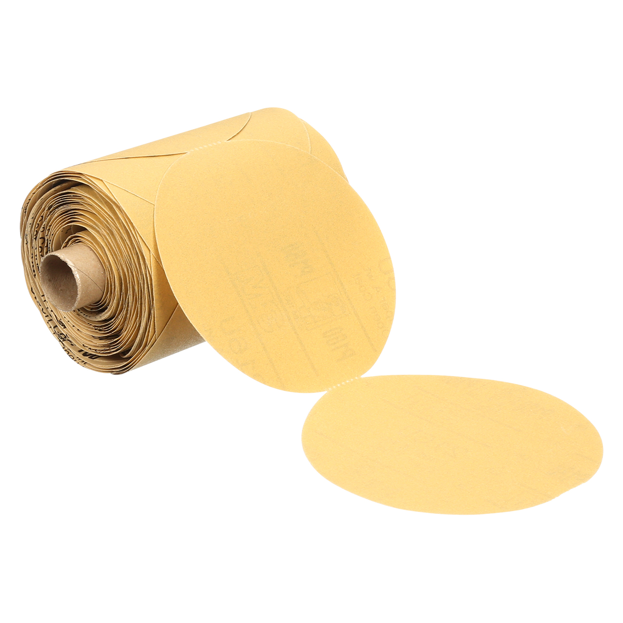 3M 7100187320 | Stikit 3-1/2" Diameter 216U A Weight P800 Grit Aluminum Oxide Gold Paper Disc Roll